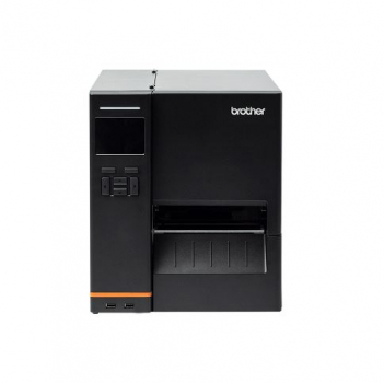 Brother TJ-4420TN 4 Zoll Etikettendrucker für den industriellen Einsatz mit LCD-Display, Druckbreite bis 104 mm und Druckgeschwindigkeit bis zu 356 mm/Sek.