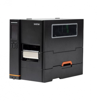 Preview: Brother TJ-4522TN 4 Zoll Etikettendrucker für den industriellen Einsatz mit einer Druckbreite von bis zu 104 mm und einer Druckgeschwindigkeit von bis zu 305 mm/Sek., einem Touch-Display und einem internen Etiketten-Aufwickler.