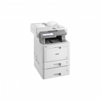 Preview: Brother MFC-L9570CDWT Professioneller WLAN 4-in-1 Farblaser-Mulitfunktionsdrucker. inkl. Zusatzmagazin  - Abbildung zeigt Gerät mit optionalem Zubehör*