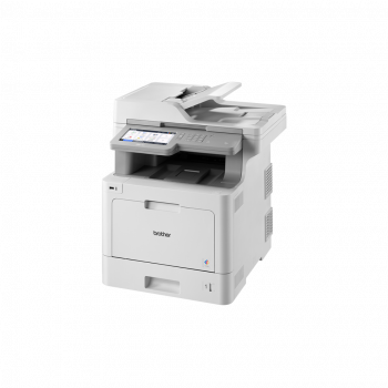 Preview: Brother MFC-L9570CDW Professioneller WLAN 4-in-1 Farblaser-Mulitfunktionsdrucker mit Touchscreen, 80 Blatt Duplex - Abbildung zeigt Gerät mit optionalem Zubehör*
